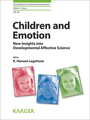 cover image of Children and Emotion